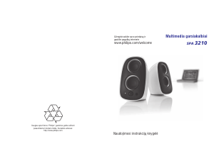Vadovas Philips SPA3210 Garsiakalbis
