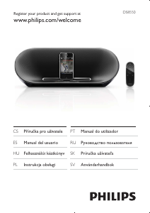 Manual Philips DS8550 Altifalante de base