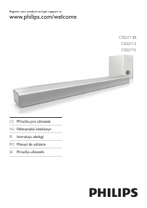 Manuál Philips CSS2113 Domácí kino
