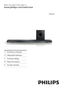Manuál Philips CSS5123 Domácí kino
