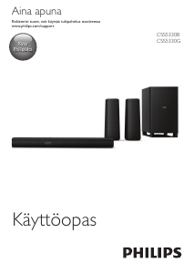 Käyttöohje Philips CSS5330B Kotiteatterijärjestelmä