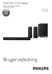 Brugsanvisning Philips CSS5330B Hjemmebiosystem