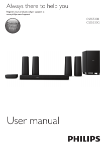 Manual Philips CSS5530B Home Theater System