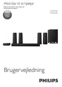 Brugsanvisning Philips CSS5530B Hjemmebiosystem