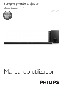 Manual Philips HTL5160B Sistemas de cinema em casa