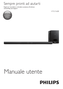 Manuale Philips HTL5160B Sistema home theater