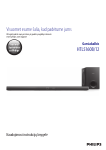 Vadovas Philips HTL5160B Namų kino sistema