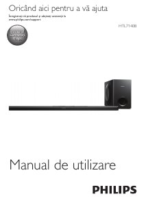 Manual Philips HTL7140B Sistemul home cinema
