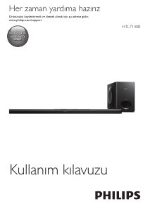 Kullanım kılavuzu Philips HTL7140B Ev sinema sistemi