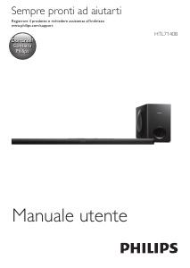 Manuale Philips HTL7140B Sistema home theater