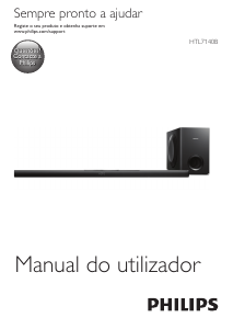 Manual Philips HTL7140B Sistemas de cinema em casa