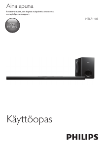 Käyttöohje Philips HTL7140B Kotiteatterijärjestelmä