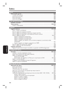 Manual Philips HTS335W Sistemas de cinema em casa