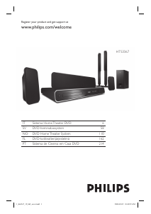 Manuale Philips HTS3367 Sistema home theater