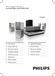 Manual Philips HTS9520 Home Theater System