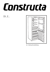 Bedienungsanleitung Constructa CK733EW3A Kühl-gefrierkombination