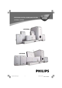 Käyttöohje Philips LX3900SA Kotiteatterijärjestelmä