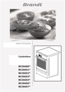 Mode d’emploi Brandt BCI6656A Cuisinière