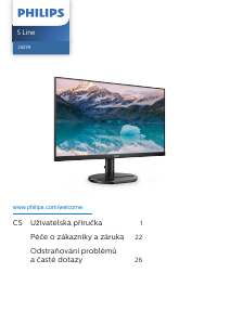 Manuál Philips 242S9JML S Line LED monitor