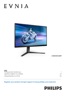 Használati útmutató Philips 25M2N5200P Evnia LED-es monitor
