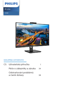 Manuál Philips 276B1JH B Line LED monitor