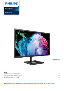 Használati útmutató Philips 27E1N8900 LED-es monitor