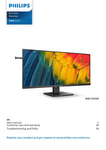 Manual Philips 40B1U5600 LED Monitor