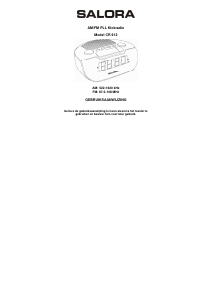 Bruksanvisning Salora CR612 Klockradio