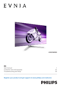 Handleiding Philips 42M2N8900 Evnia LED monitor