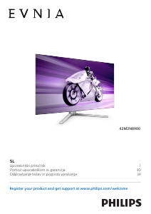Priročnik Philips 42M2N8900 Evnia LED-zaslon