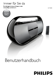 Bedienungsanleitung Philips AZ1880 Stereoanlage