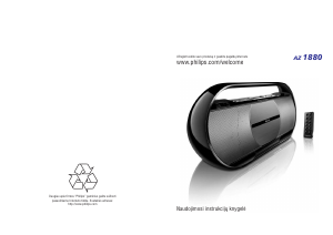 Vadovas Philips AZ1880 Stereofoninis rinkinys