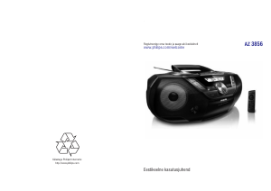 Kasutusjuhend Philips AZ3856 Stereokomplekt
