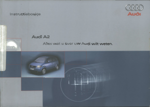 Handleiding Audi A2 (2000)