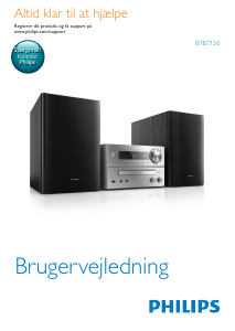 Brugsanvisning Philips BTB7150 Stereo sæt