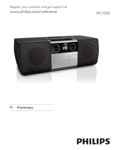 Käyttöohje Philips MC1000 Stereosetti