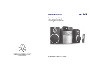 Vadovas Philips MC147 Stereofoninis rinkinys