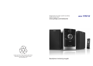 Vadovas Philips MCD170 Stereofoninis rinkinys