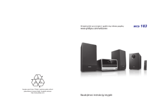 Vadovas Philips MCD183 Stereofoninis rinkinys