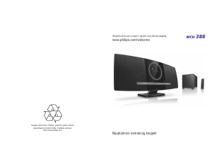 Vadovas Philips MCD388 Stereofoninis rinkinys