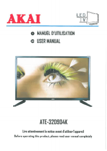 Handleiding Akai ATE-32D904K LED televisie