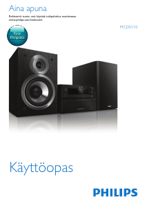 Käyttöohje Philips MCD5110 Stereosetti