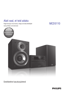 Kasutusjuhend Philips MCD5110 Stereokomplekt