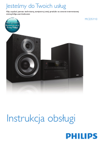 Instrukcja Philips MCD5110 Zestaw stereo