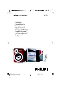 Bruksanvisning Philips MCD515 Stereoanläggning