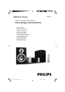 Bruksanvisning Philips MCD710 Stereoanläggning