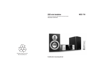 Kasutusjuhend Philips MCD710 Stereokomplekt
