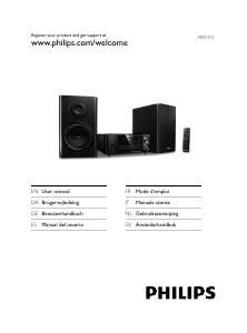 Bruksanvisning Philips MCD712 Stereoanläggning