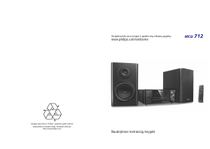 Vadovas Philips MCD712 Stereofoninis rinkinys