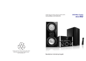 Vadovas Philips MCD802 Stereofoninis rinkinys